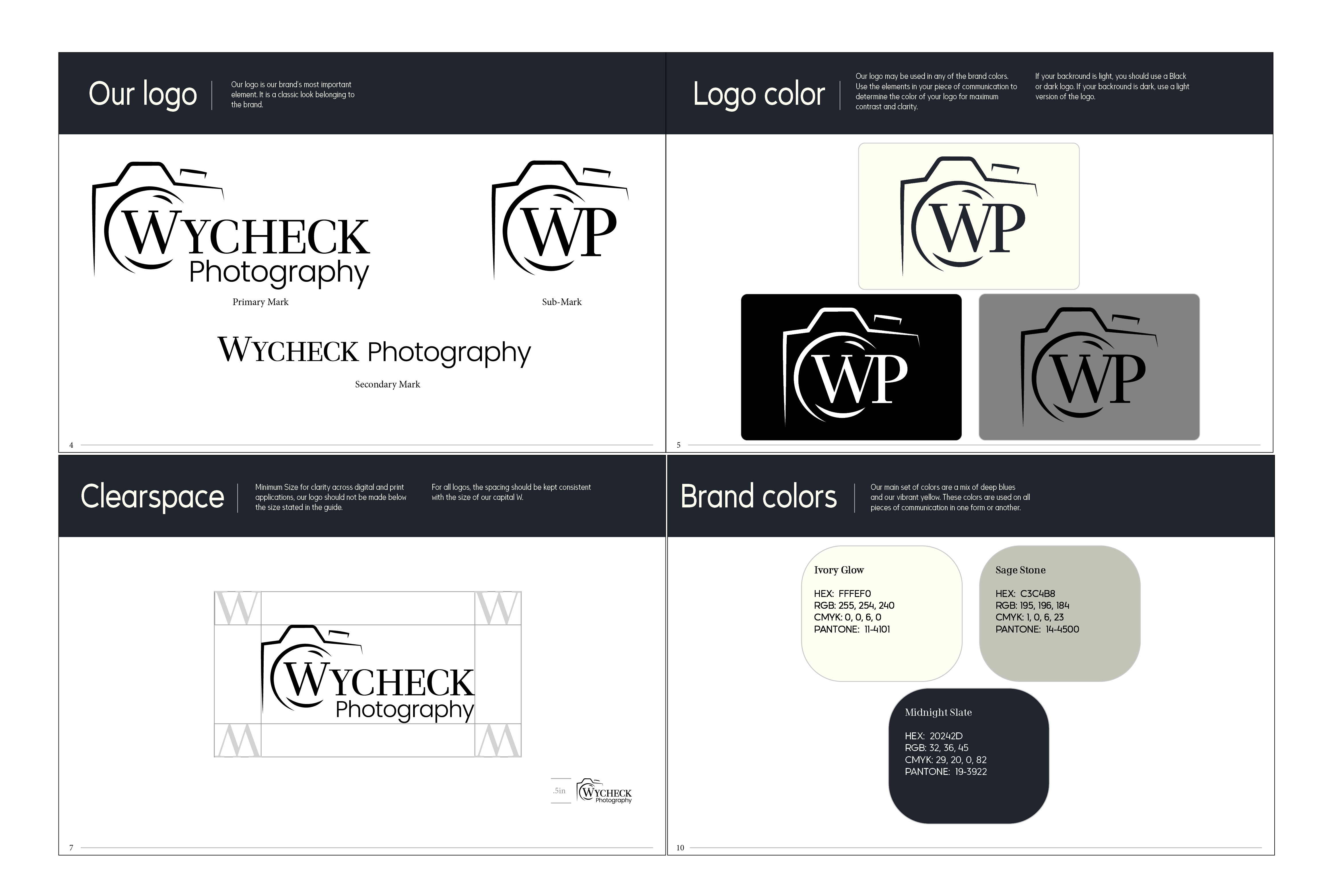 Wycheck Photography guide examples